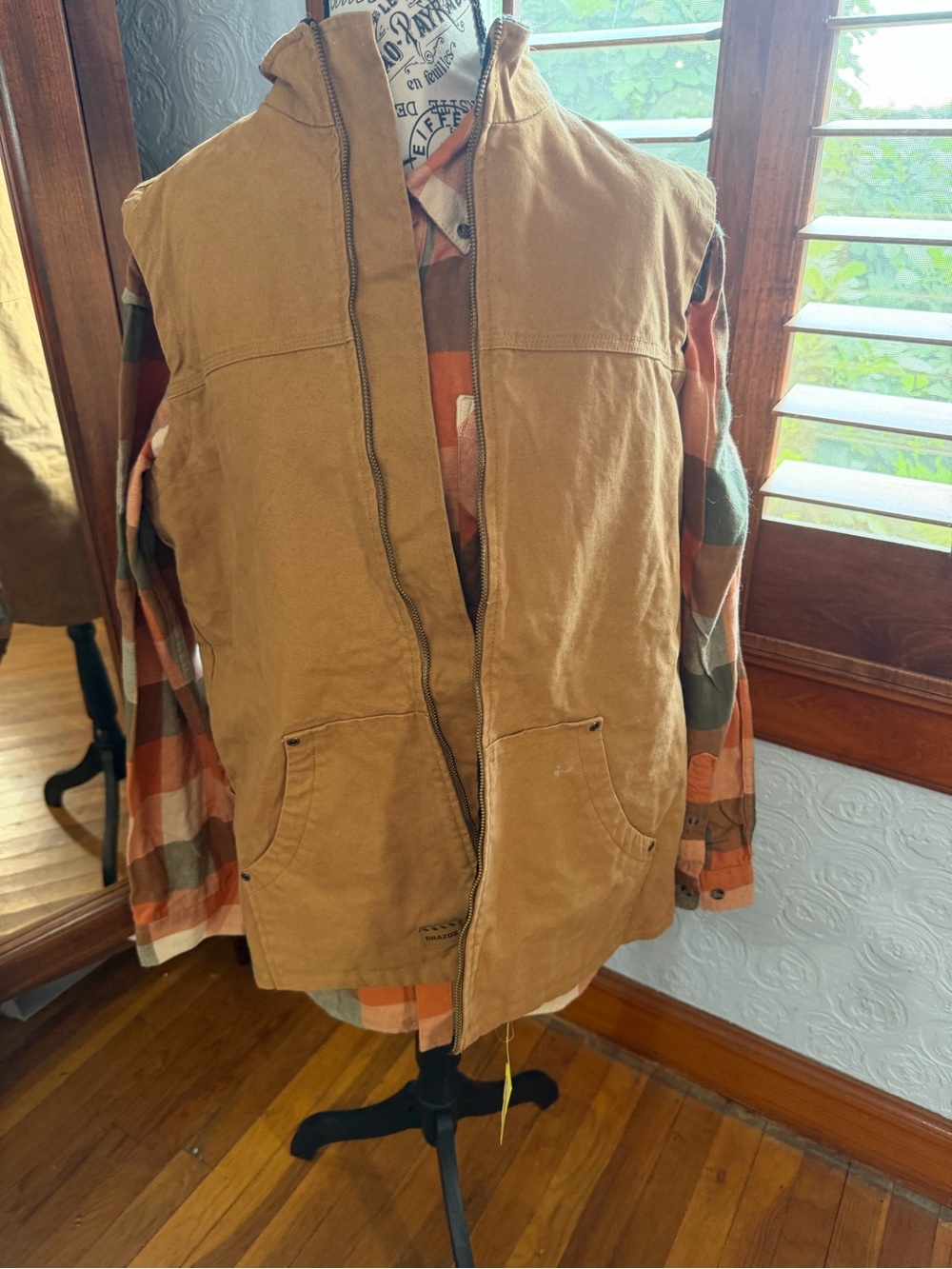 MENS
BRAZOS GATE KEEPER FZ VEST
DUCK BROWN